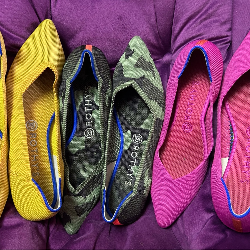 Rothy pointed toe heel size 9.5